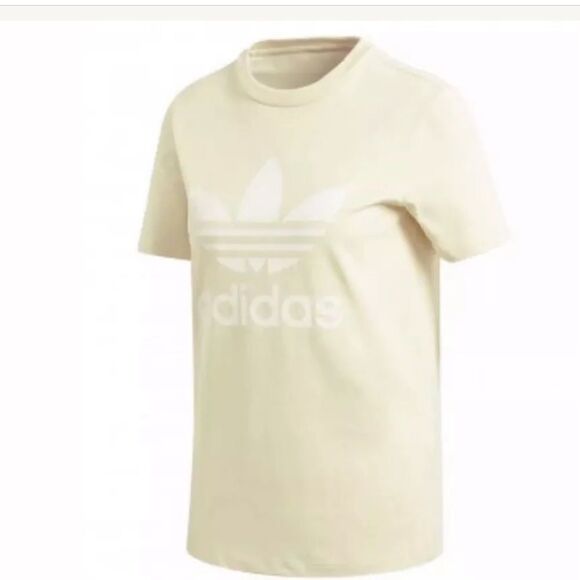 Adidas Trefoil Tee CV9893 Missun/White T-Shirt XL - Picture 1 of 5